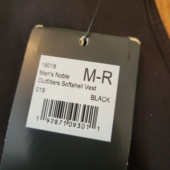 Noble Outfitters Softshell Vest Black M Reg Conceal Carry Layering Pockets - Picture 5 of 9